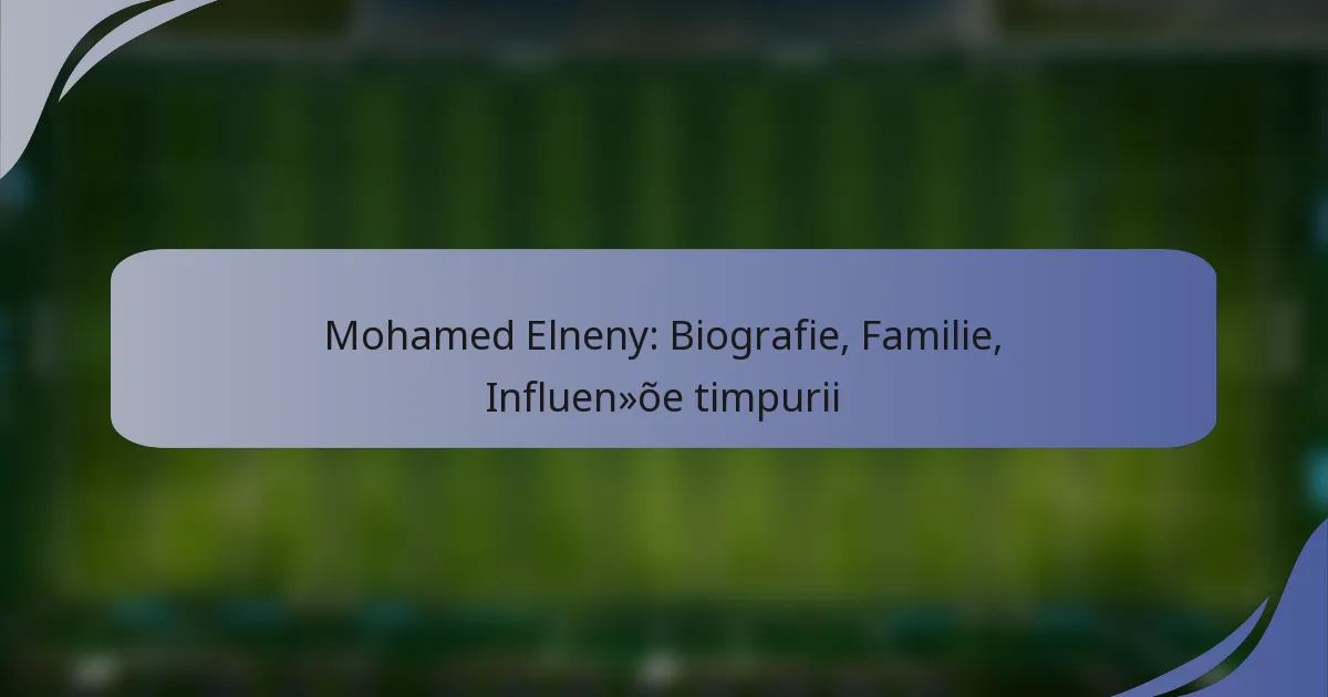 Mohamed Elneny: Biografie, Familie, Influențe timpurii